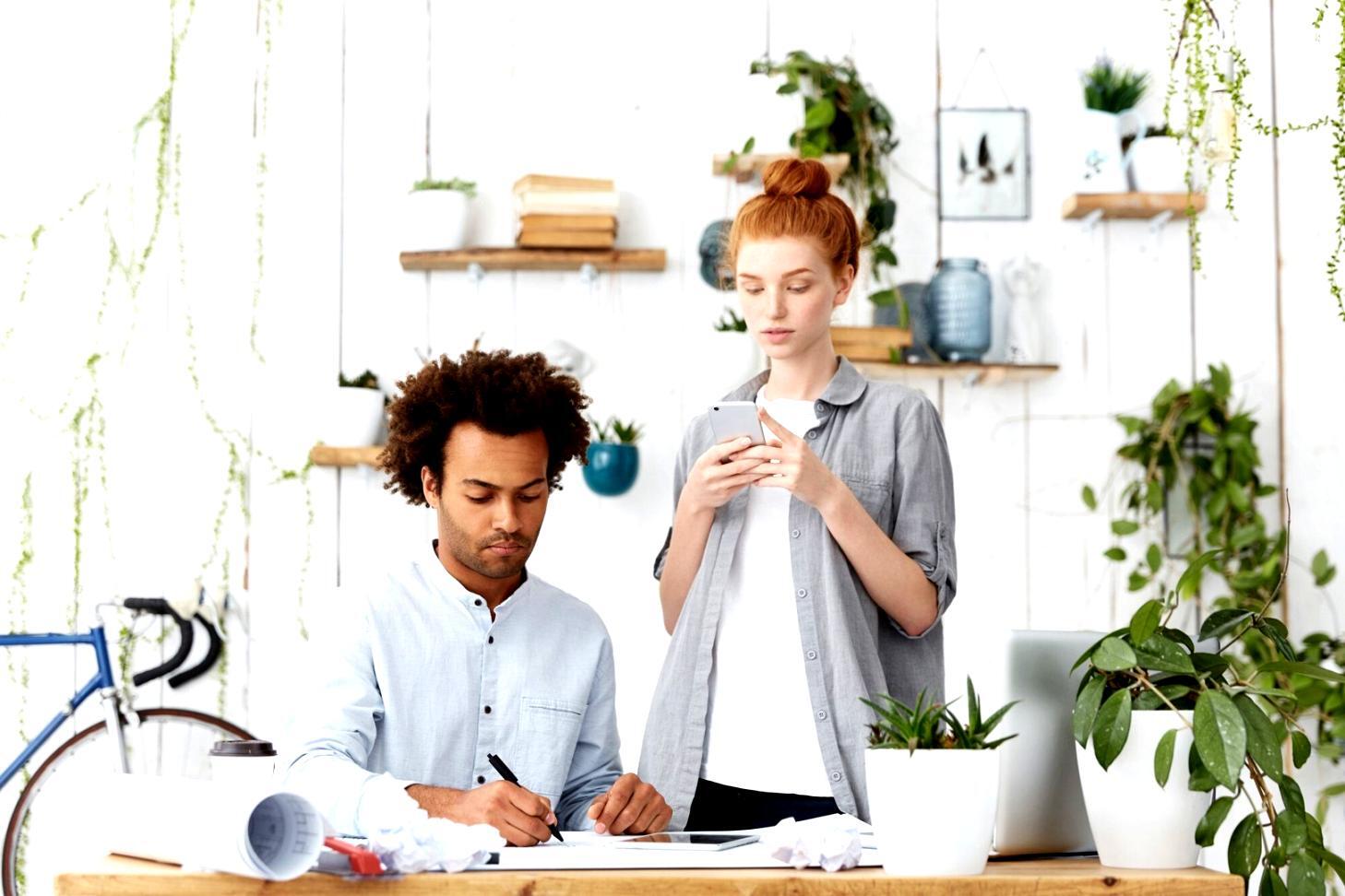 Réunion de travail entre collaborateurs